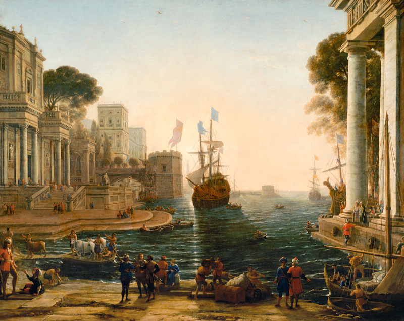 Ulysse remet Chryseis à son père à Claude Lorrain