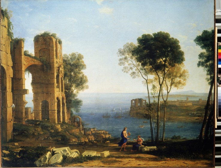 Coast View with Apollo and the Cumaean Sibyl à Claude Lorrain