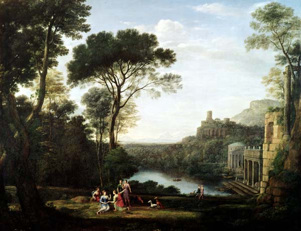 Landscape with the Nymph Egeria à Claude Lorrain