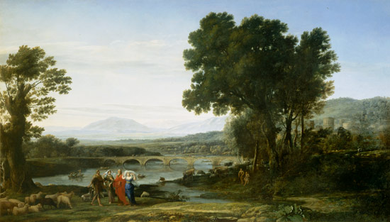 Landscape with Jacob and Laban and Laban's Daughters à Claude Lorrain
