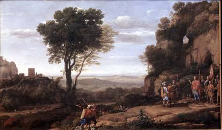 Landscape with David at the Cave of Abdullam à Claude Lorrain