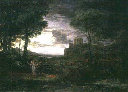 Landscape with Jacob Wrestling with the Angel, or Night à Claude Lorrain