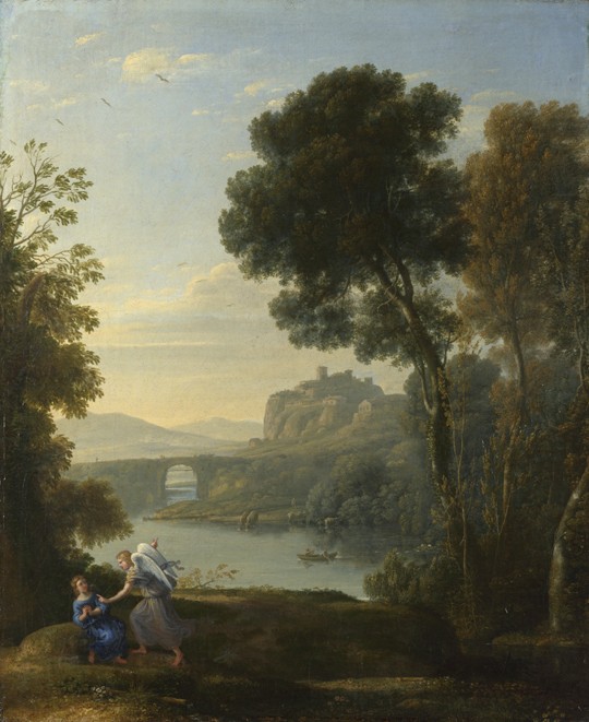 Landscape with Hagar and the Angel à Claude Lorrain