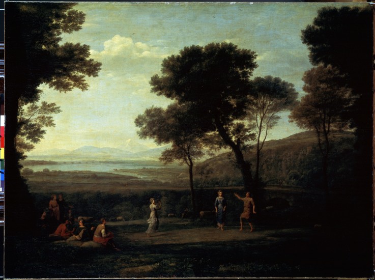 Landscape with Dancing Figures à Claude Lorrain