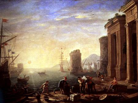 Morning at the Port à Claude Lorrain