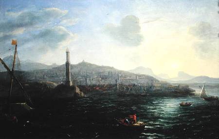 The Port of Genoa, Sea View à Claude Lorrain