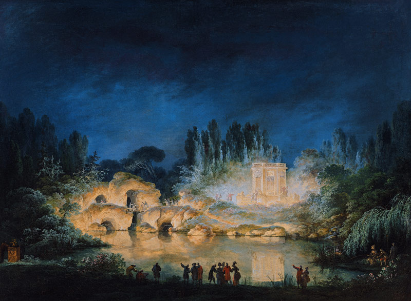Illumination of the Belvedere at the Petit-Trianon à Claude Louis Chatelet