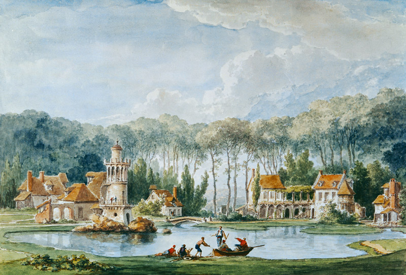 The Hameau, Petit Trianon à Claude Louis Chatelet