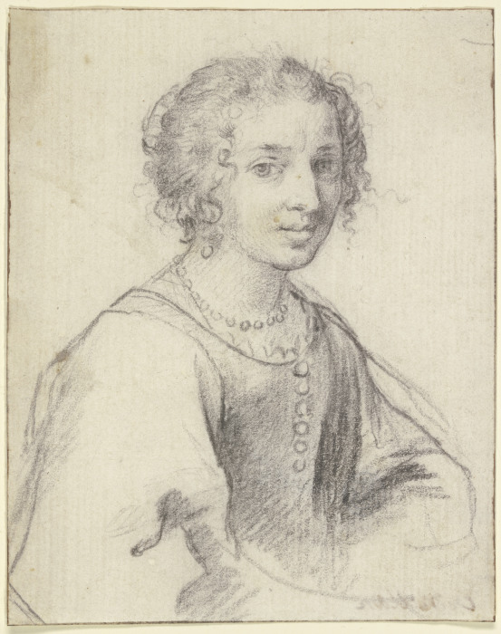 Porträt der Maddalena Corvina à Claude Mellan