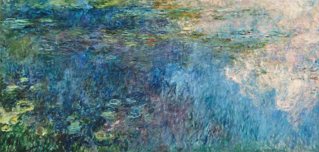 Nymphéas. Paneel C II. - Teilbild à Claude Monet