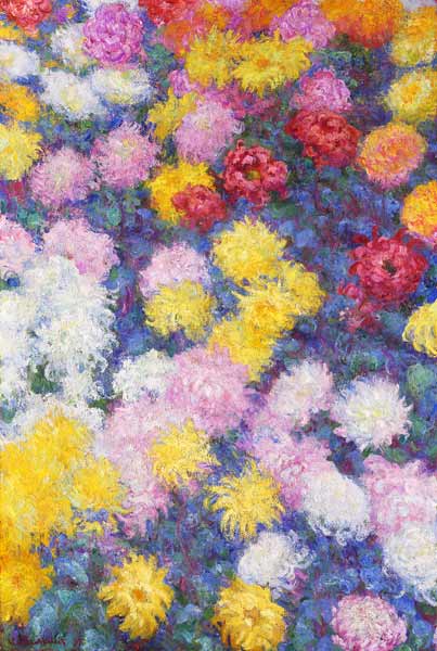 Chrysanthèmes à Claude Monet