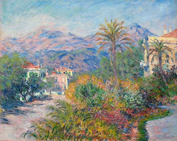 Voie romaine à Bordighera
 à Claude Monet