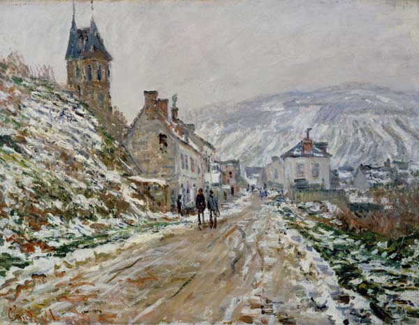 C.Monet, Straßen nach Vetheuil im Winter à Claude Monet