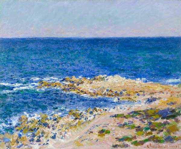 La grande bleue à Antibes. à Claude Monet