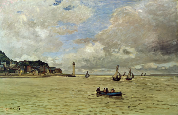Le phare d'Honfleur à Claude Monet
