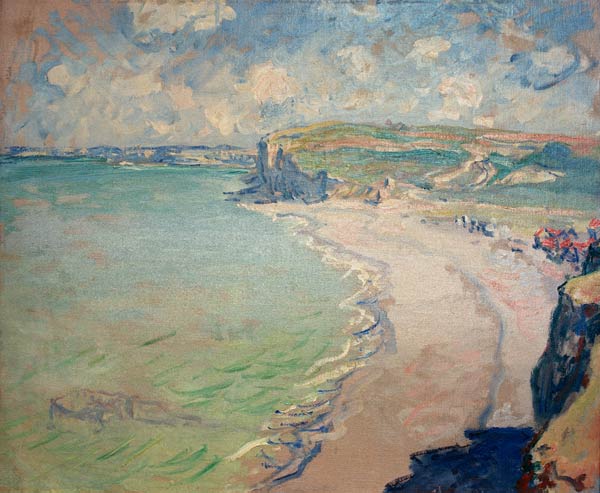 Plage à Pourville à Claude Monet