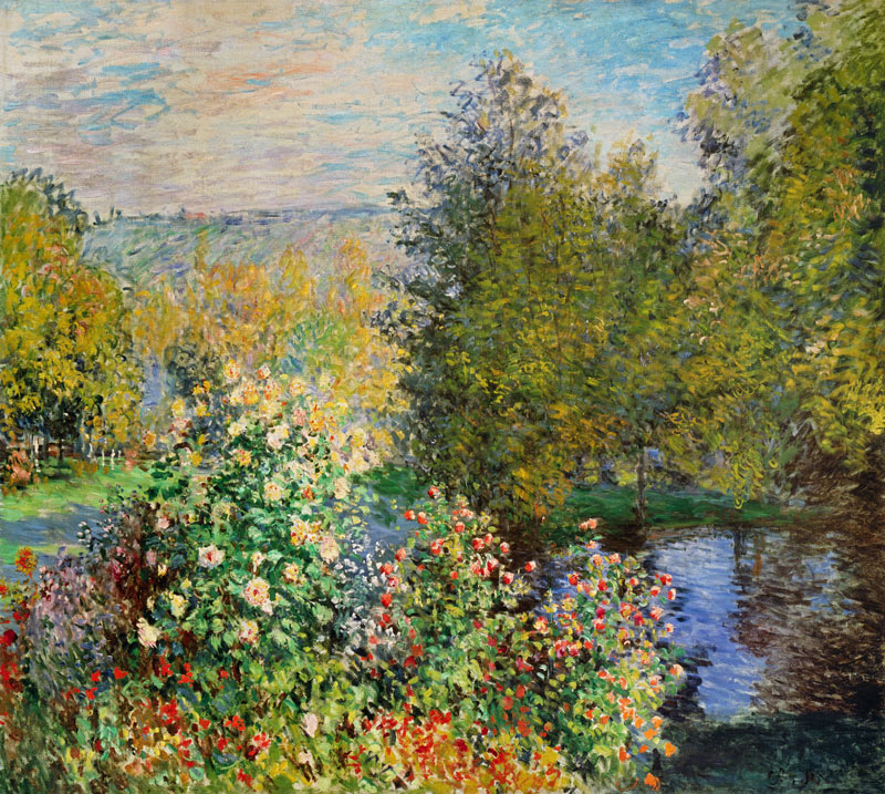Dans le jardin de Montgeron à Claude Monet