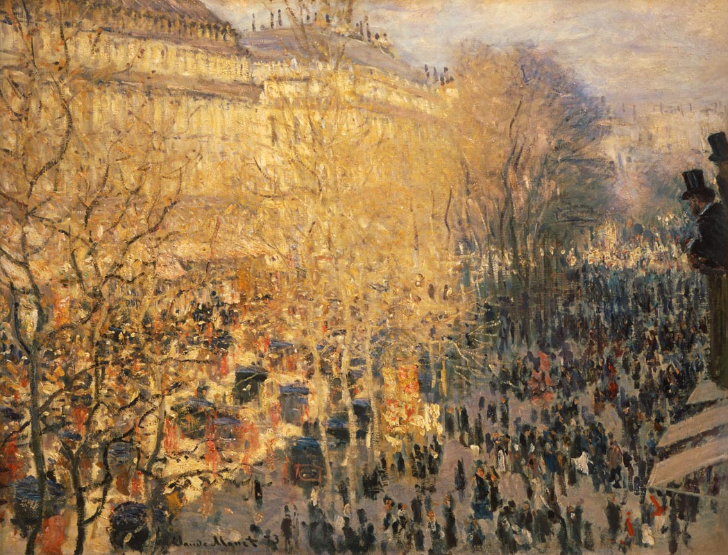Boulevard des Capucines à Paris à Claude Monet