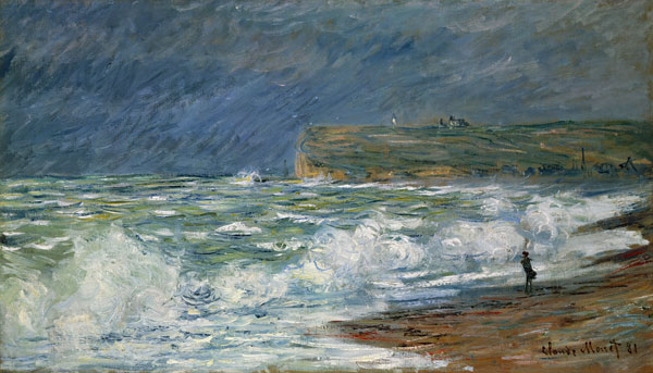 Brandung bei Fécamp à Claude Monet