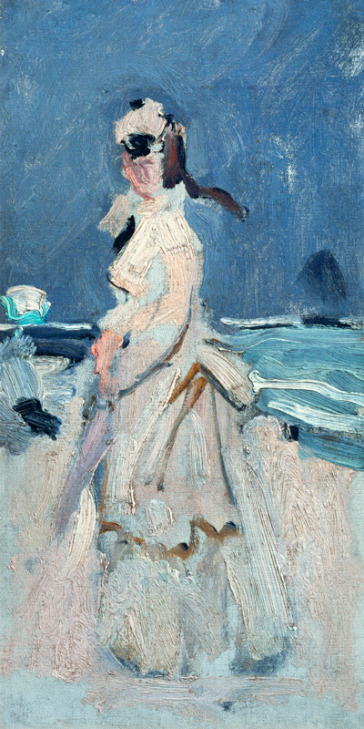 Camille on the Beach à Claude Monet