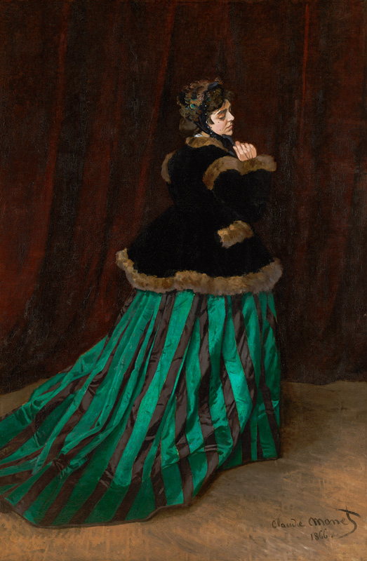 Camille, or The Woman in the Green Dress à Claude Monet