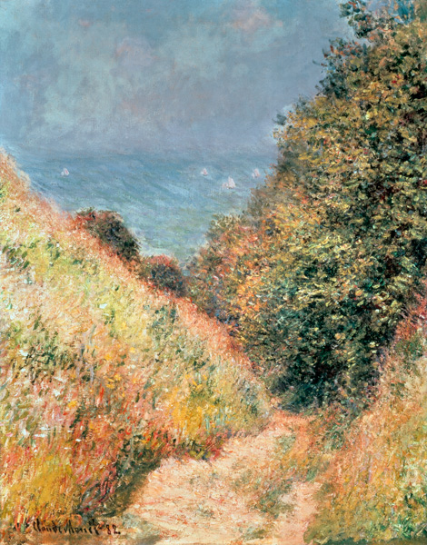 Chemin de la Cavee, Pourville à Claude Monet