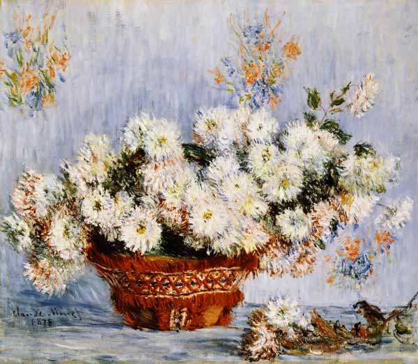 Chrysanthemums à Claude Monet