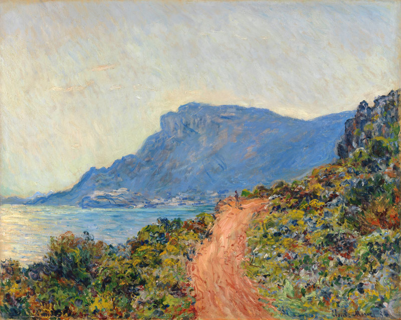 La Corniche near Monaco à Claude Monet