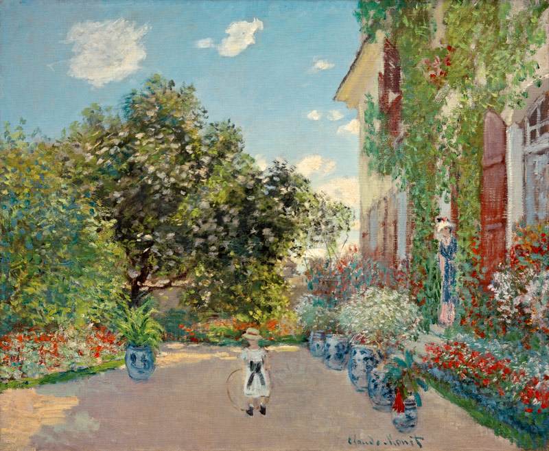 Das Haus Des Künstlers In Argenteuil à Claude Monet