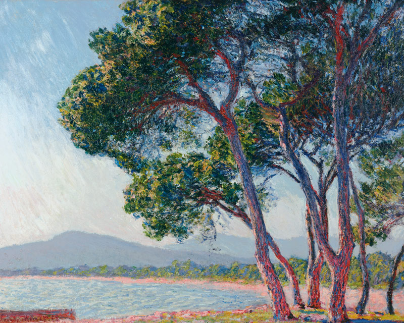 Der Strand bei Juan-les-pins à Claude Monet