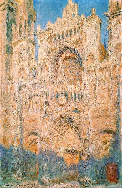 La cathédrale de Rouen à midi à Claude Monet