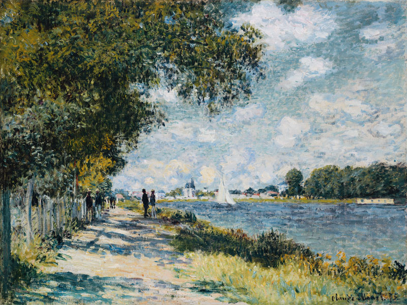 The Seine At Argenteuil à Claude Monet