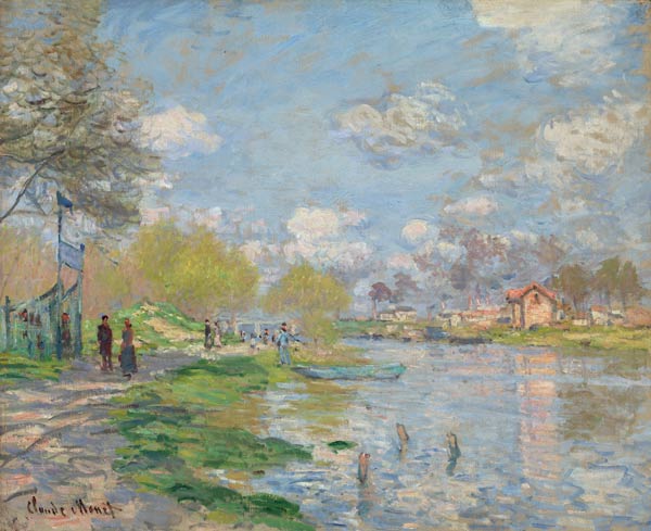 Spring on the Seine à Claude Monet