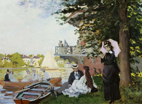 Garden House on the Zaan, Zaandam à Claude Monet