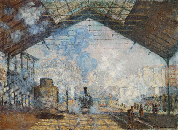 La Gare Saint-Lazare, 1877 à Claude Monet