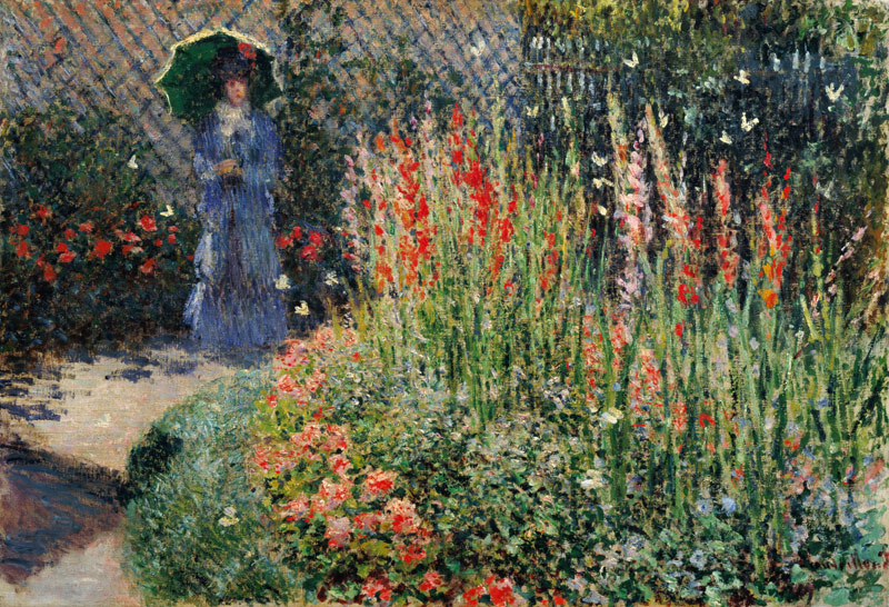 Gladioli à Claude Monet