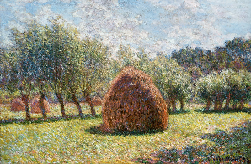meule foin à Giverny. à Claude Monet