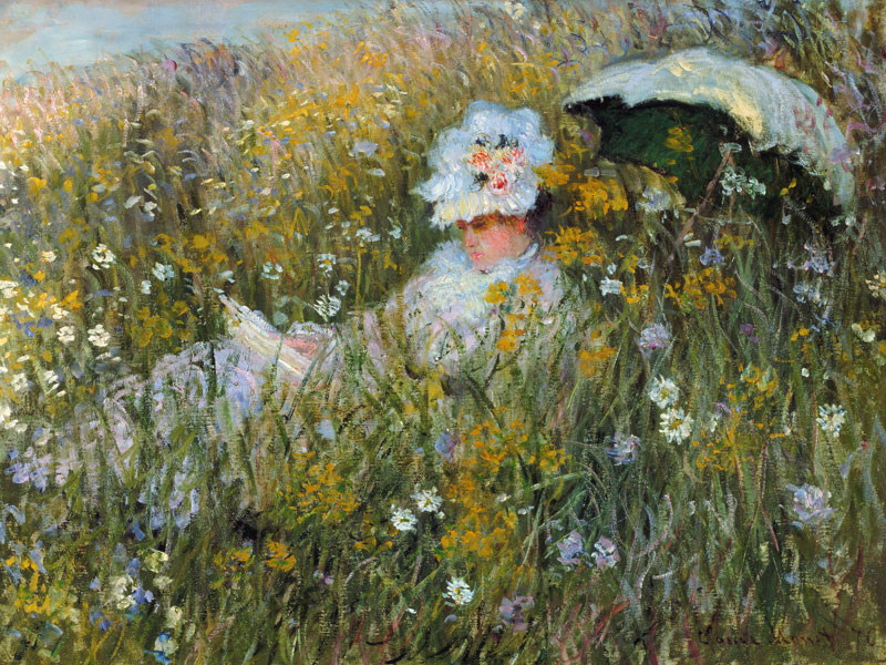 Dans le pré de fleurs (Dans la Prairie) à Claude Monet
