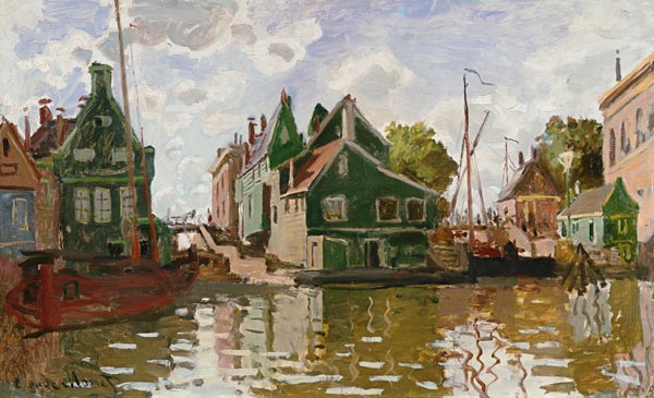 Canal à Zaandam. à Claude Monet