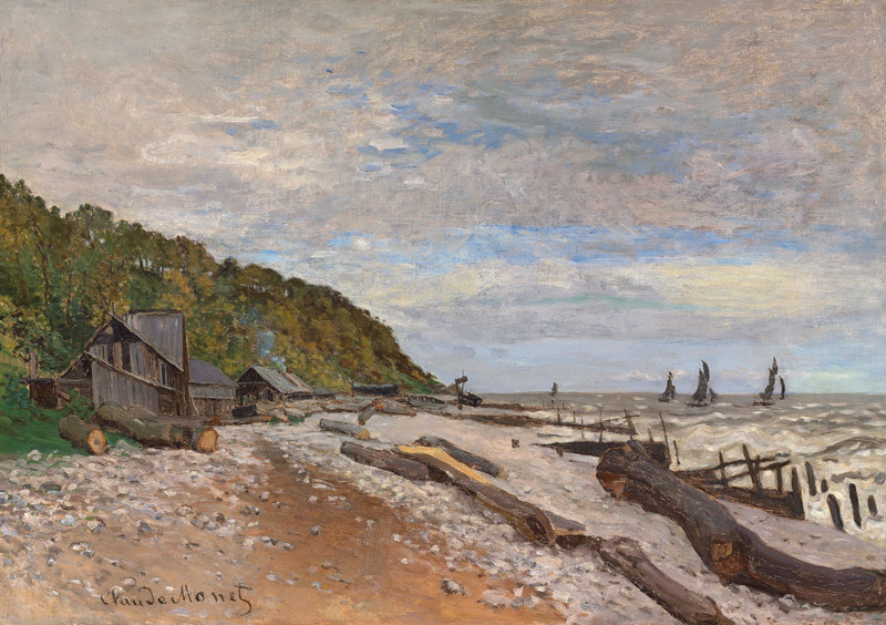 Le Chantier de petits navires, près de Honfleur à Claude Monet