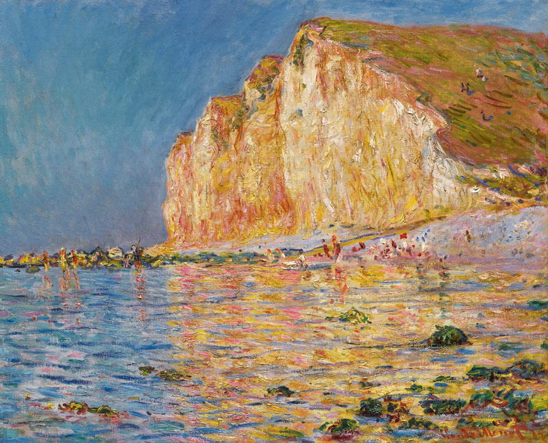 Les Petites-Dalles bei Ebbe à Claude Monet
