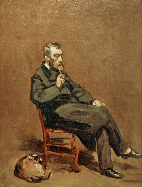 Man with Pipe à Claude Monet