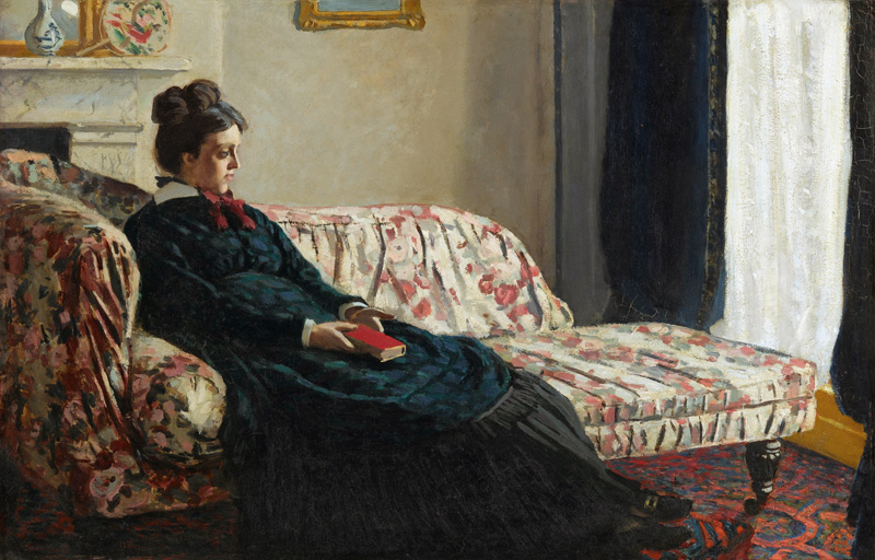 Meditation, or Madame Monet on the Sofa à Claude Monet