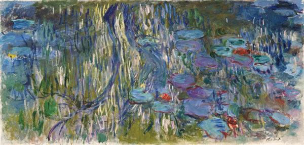 Nymphéas (Reflets de saule) à Claude Monet