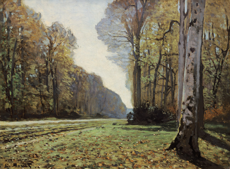 Les pavés de Chailly, forêt de Fontainebleau à Claude Monet