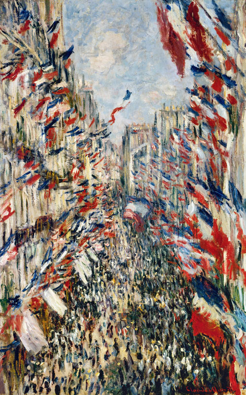 La rue Montorgueil à Claude Monet