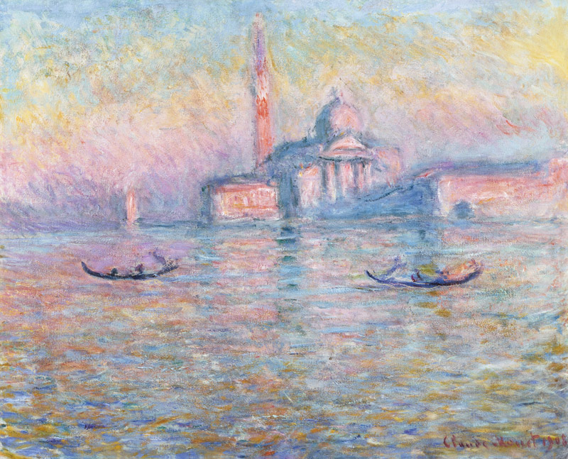San Giorgio Maggiore, Venice à Claude Monet