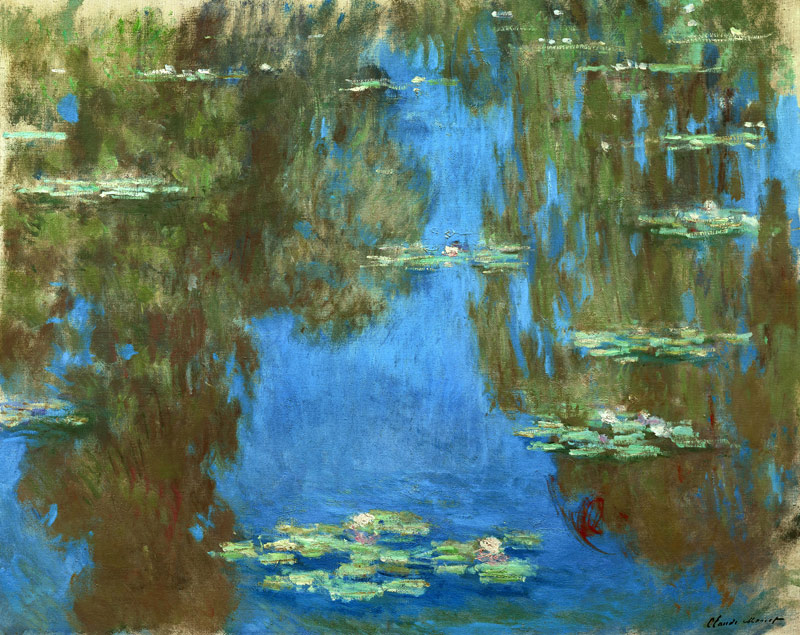 Les nénuphars à Claude Monet