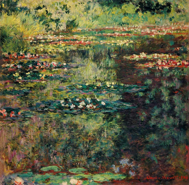 Étang de rose de mer. à Claude Monet