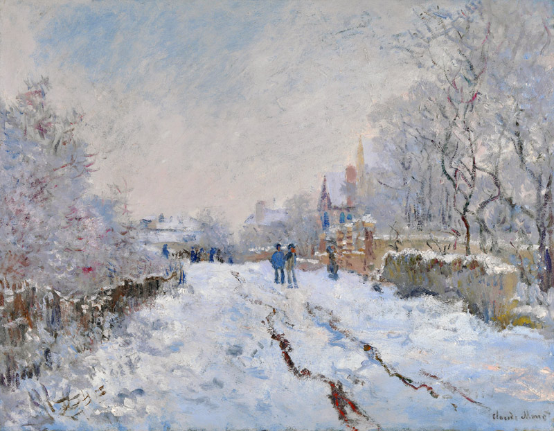Snow Scene at Argenteuil à Claude Monet